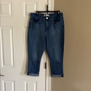 Signature by Levi Strauss Blue Ankle Cropped Jeans